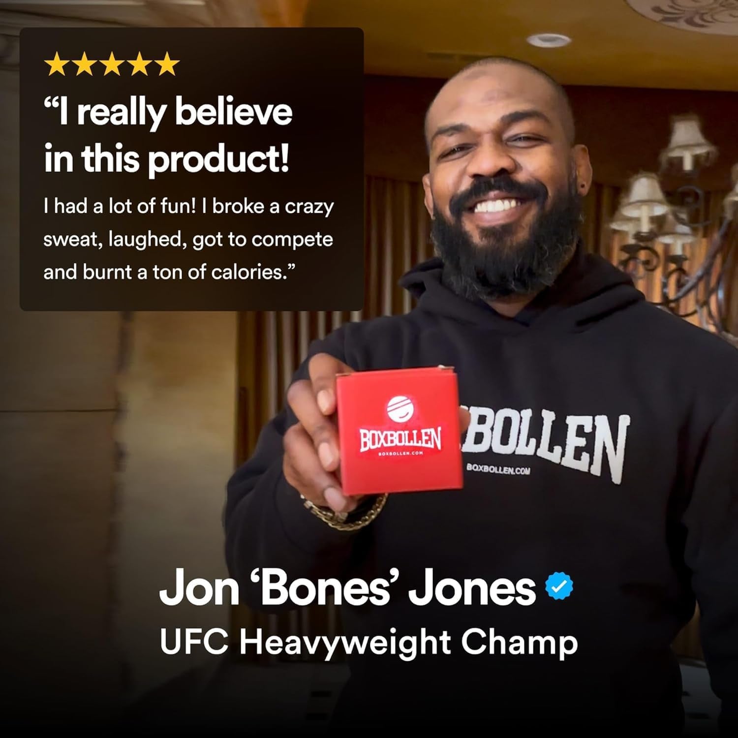 ® Boxing Reflex Ball - Celebrity-Endorsed Home Workout Game - App-Connected Punch Counter - Hand Eye Coordination Training Ball - Christmas Gift for Boxers, All Ages - Stocking Stuffer